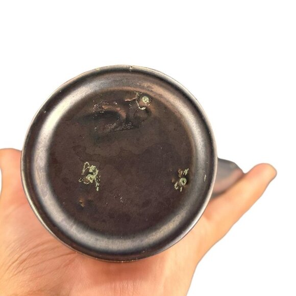 Studio Art Pottery Hand Made Single Drip Glaze Pottery Drinking Coffee Cup Mug - Picture 15 of 16